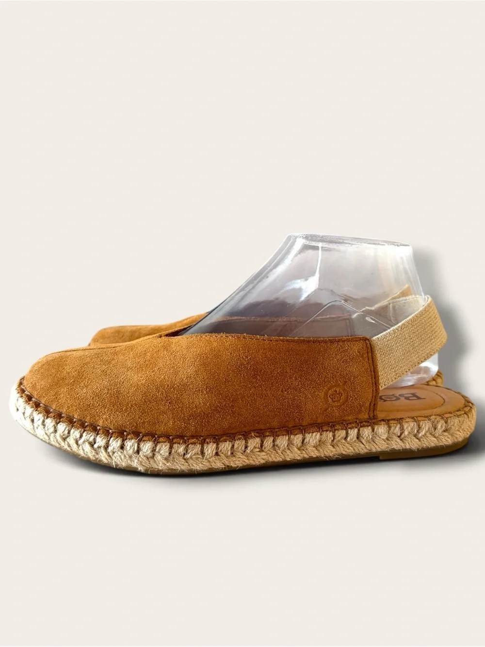Born Brown Suede Slip-On Espadrilles